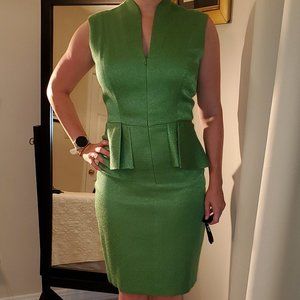 Lime Green Tahari Dress - Size 4